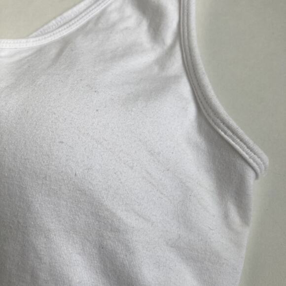 Klassy Network One Shoulder Brami Cropped - White - Large - Picture 5 of 7